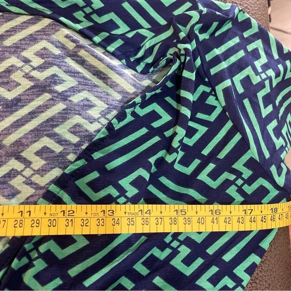 41 Hawthorn Teal and‎ Black Long Sleeve Dress